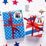 2025 Donald Trump Stickers Rolls 500Pcs - Trump 2025 Funny Presidential Vance Election USA American MAGA Flag Decals - Easy Stick Removeable for Scarpbook Window Tumblers Bumper Teens