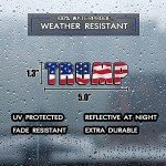Trump 2024 Sticker (10 Pack), Trump Stickers and Decals, Trump 2024 Bumper Sticker for Car, Truck, Motorcycle, House, Windows, Laptop, Trump American Flag Vinyl Stickers, Great Gift for Any Patriot