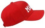 Tropic Hats Adult Embroidered MAGA Donald Trump Adjustable Ballcap - Red