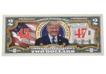 President Trump 45th & 47th President 2 Dollar Bill - Uncirculated Commemorative Coin Trump Merchandise