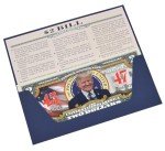 President Trump 45th & 47th President 2 Dollar Bill - Uncirculated Commemorative Coin Trump Merchandise