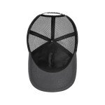 American Flag Trucker Hat - Snapback Hat, Baseball Cap for Men Women - Breathable Mesh Side, Adjustable Fit - for Casual Wear Dark Gray/Black