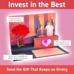 OUR FRIENDLY FOREST Donald Pop Up Valentine Card with Light & Sound - Presidential Theme Valentine Message with Authentic Voice Recording, Perfect for Couples