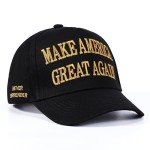 ZHUGLO Trump MAGA Hat Never Surrender MAGA Black Hats 2024 Make America Great Again Hat Dark Gold MAGA Embroidered Baseball Caps(Dark Gold MAGA Hat)