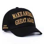 Trump 2024 45-47 MAGA Trucker Hat Make America Great Again Slogan with USA Flag Adjustable Baseball Cap Mesh Snap (US, Alpha, One Size, Dark Golden MAGA Hat)