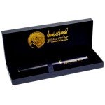 TAUXBLO Trump Pen 2024 Trump Merchandise Black Lacquer Rollerball Pen Stunning Luxury Pen With 24k Gold Finish Fancy Pens Executive Office Writing Pens