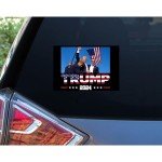 10pc Trump 2024 Stickers Assassination Laptop Bumper Car Decals Stickers Waterproof Trump Merchandise Stronger Survived Shot Trump Ear Bullet-Proof PA Pennsylvania Rally Shot Shooting Survivor Fight