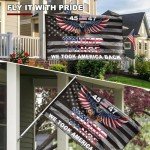 Trump Vance Flag 3x5 Outdoor 45th 47th President Flag 150D Premium Polyester We Took america Back Flag with Brass Grommets for Outdoor Indoor Room Wall