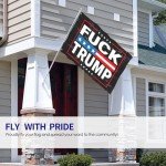 Fuck Donald Trump Premium Flag Double Sided Restore The Soul Of America Flag Funny Joe Biden Flag Grommets 3x5 Ft