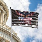 Trump Vance Flag 3x5 Outdoor 45th 47th President Flag 150D Premium Polyester We Took america Back Flag with Brass Grommets for Outdoor Indoor Room Wall