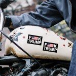 YINENA 100Pcs Fuck Trump Stickers Anti Trump Stickers Trump Funny Sticker Decal Campaign Logo Parody Sticker for Car Motorcycles Helmets Laptop Decor 2x3 Inch