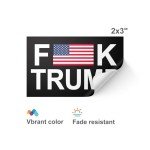 YINENA 100Pcs Fuck Trump Stickers Anti Trump Stickers Trump Funny Sticker Decal Campaign Logo Parody Sticker for Car Motorcycles Helmets Laptop Decor 2x3 Inch