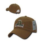 Rapiddominance Gadsden Flag Relaxed Graphic Cap, Coyote