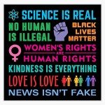 Anti-Trump Resist Slogans Sticker Decal Vinyl Bumper Sticker Decal Waterproof 5"