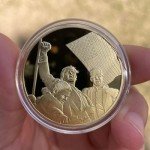 Donald Trump Fighting for America Coin,Trump Never Surrender Coin, Trump Collectibles Assassinated Shooting Coins, Trump Gifts Medals Home Decoration