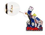 Movable Bullet Trump Assassination-Themed Metal Fridge Magnet - Unique Political Art Piece for Collectors, Home Decor, and Gifts