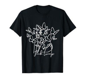 Anti Trump Floral Democrat President Liberal T-Shirt