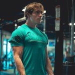 Grunt Style Never Quit Men's T-Shirt - (Heather Aqua, Medium)