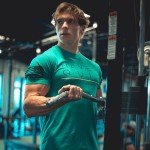 Grunt Style Never Quit Men's T-Shirt - (Heather Aqua, Medium)
