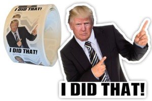 100-Pack Donald Trump I Did That Stickers Trump Stickers Roll 100 Pc Decal Dude