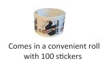100-Pack Donald Trump I Did That Stickers Trump Stickers Roll 100 Pc Decal Dude