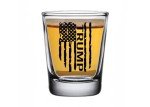 Rogue River Tactical Trump 2024 Shot Glass Gift For Republican or Conservative Presidential Election USA Flag