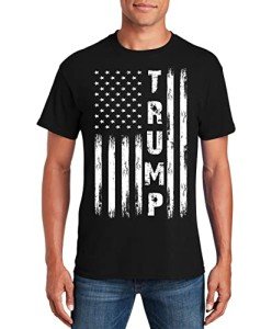 Trump American USA Flag Men T-Shirt