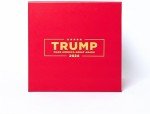 Pee-Litical Targets Oversized Giant MAGA Hat Trump Hat 2024 Embroidered Make America Great Again Slogan with USA Flag Cap Trump Merchandise for Women Men