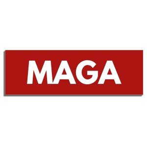 MAGA Sticker Box Logo Decal Donald Trump Custom Vinyl President USA Merica United States Marines Army Navy Airforce