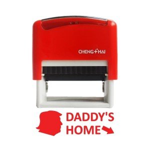 Daddy’s Home Trump Merchandise Stamp Donald Trump Merch Office Gift Novelty Self Inking Stamp for Money