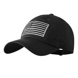 IIN American Flag Baseball Cap for Men Women Low Profile USA Army Tactical Operator Military Plain Dad Hat