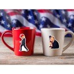 GTOTd The President Stickers (200 pcs) Patriotic American Elect Vote USA Flag Decal Christmas Stocking Stuffers Decor Gifts Merch Party Supplies for Laptop Luggage Guitar Skateboard Window Phone