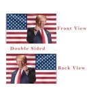 Trump 2024 Flag 3x5 FT Double Sided Donald Trump Flags Heavy Duty with 2 Brass Grommets Indoor Outdoor Decor