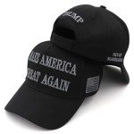 Red Trump MAGA Hat Make America Great Again 45-47 Embroidered Adjustable Baseball Cap