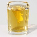 TAOHUAJIANG 2 Pcs Trump Shot Glasses Trump Cup Make America Great Again 2024 Trump Survived Assassination Attempt Survivor (New Square Glass, 1.89x2.44 inches)
