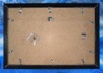 Large full color print of Donald Trump during the assassination attempt on July 13, 2024. Specialty push pin nail INCLUDED to hang the REAL WOOD frame. No tools or picture hanging hardware required!
