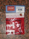 AES 12x18 President Trump Make America Great Red 2ply Double Sided 12"x18" Flag House Banner Brass Grommets Fade Resistant Double Stitched Premium Quality Polyester Nylon