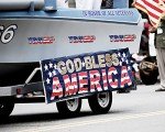 Trump American Flag Sticker (12 Pcs), Trump 2024 Vinyl Stickers and Decals, Trump 2024 Bumper Sticker for Car, Truck, Van, SUV, Motorcycle, Cup, House, Windows, Laptop, Great Gift for Any Patriot