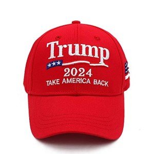 Trump 2024 Hat, Donald Trump 2024 MAGA Hat Embroidery Adjustable Take America Great Baseball Cap