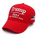 Trump 2024 Hat, Donald Trump 2024 MAGA Hat Embroidery Adjustable Take America Great Baseball Cap