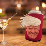 2 PCS Funny Can Coolers Sleeves with Hair, Great Novelty Gifts Unique Presents for Men Women, Beer Can Cooler