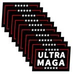 10 Pack Anti Joe Biden Ultra MAGA Stickers Laptop Bumper Decal Window Waterproof Car Stickers