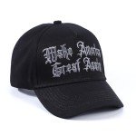 Donald Trump Gothic Dark MAGA Hat Make America Great Again Slogan with USA Flag Adjustable Baseball Cap Black (US, Alpha, One Size, Gothic Dark MAGA Hat)