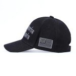 Donald Trump Gothic Dark MAGA Hat Make America Great Again Slogan with USA Flag Adjustable Baseball Cap Black (US, Alpha, One Size, Gothic Dark MAGA Hat)