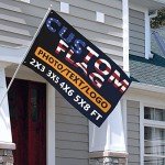 Custom Flag 3x5 Ft Double Sided Outdoor,Personalize Print Your Own Text/Photo/Logo,Custom Flags for Outside,Customized Indoor Outdoor Decoration