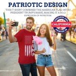 Trump American USA Flag Men T-Shirt