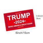 24Pcs Trump 2024 Stickers Take America Back Make America Great Again MAGA - 8 Style 6x3.6in Funny Presidential Election USA American Flag Decals for Scarpbook Window Cars Trucks Water Bottles