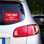 24Pcs Trump 2024 Stickers Take America Back Make America Great Again MAGA - 8 Style 6x3.6in Funny Presidential Election USA American Flag Decals for Scarpbook Window Cars Trucks Water Bottles