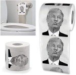 Donald Trump Toilet Paper Roll, Funny Political Humor Joke Gift, Gimmick Gifts for Republicans and Democrats