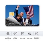 KnowonK Donald Trump 2024 Credit Card Skin,Debit Card Sticker,Transportation Card,Trump Assassination Debit Card Sticker Trump Shoting Decals for Kids Adult(Color-A)